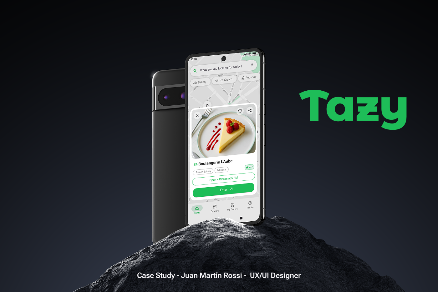 Tazy app project preview